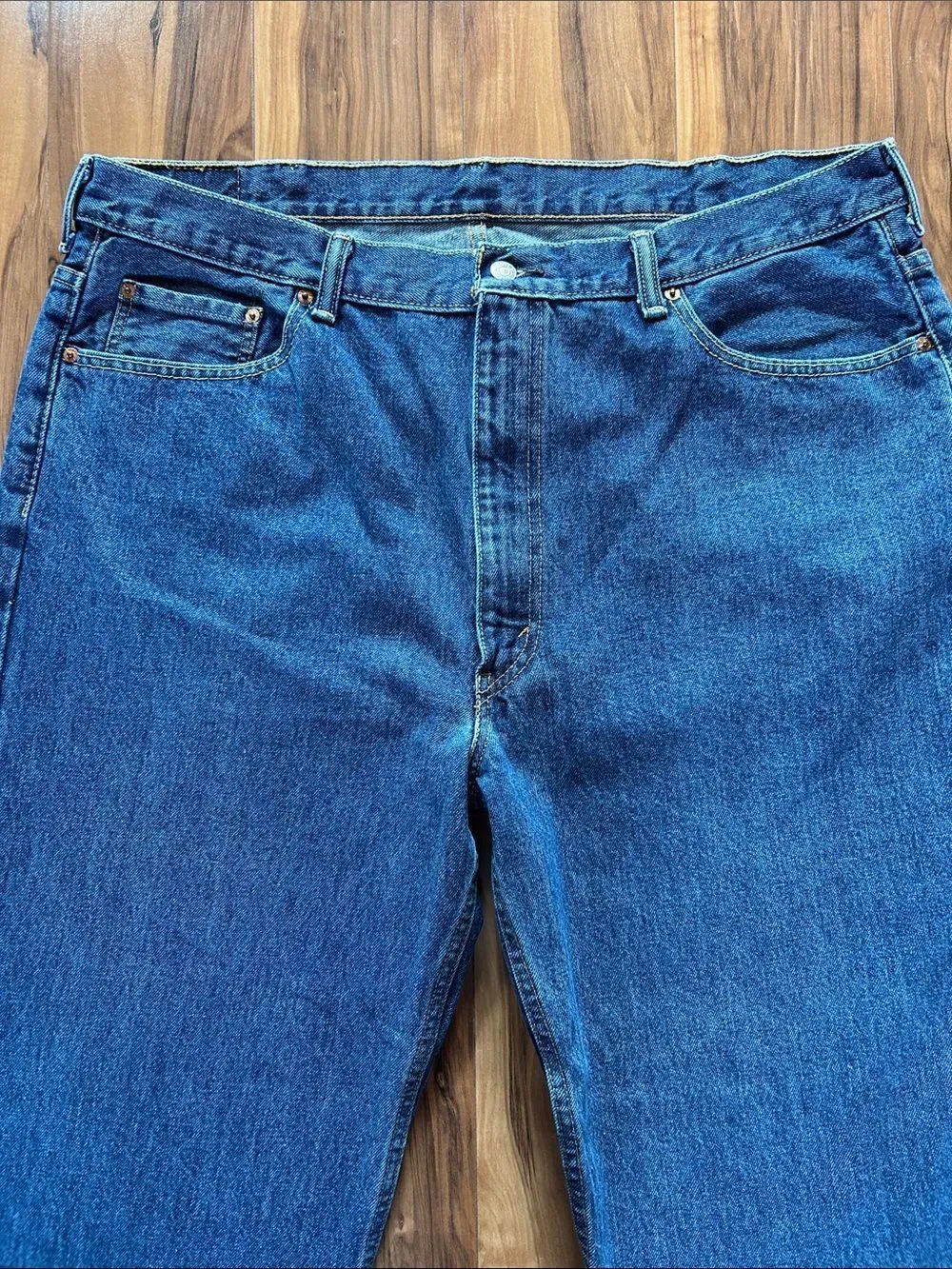 Levi's Men’s 550 Relaxed Fit Blue Denim Jeans 42 x 30